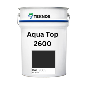 Teknos Aqua Top 2600-23 Ral 9005 Jet Black