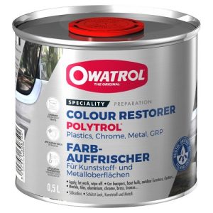 Owatrol Polytrol colour restorer, restores the original colour of dull or tarnished plastics