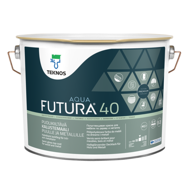 Teknos Futura Aqua 40 - Colours (40% Sheen) product image