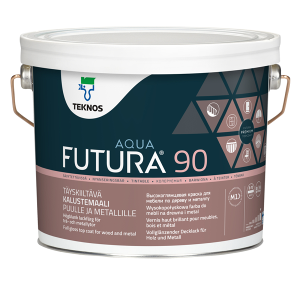 Teknos Futura Aqua 90 Colours - High Gloss Finish product image