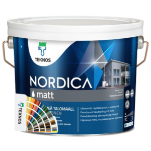 Teknos Nordica Matt Finish Colours