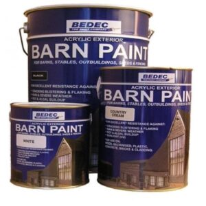 Bedec Barn Paint - White & Black product image