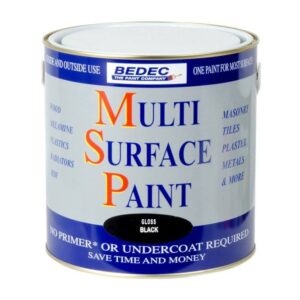 Bedec Multi Surface Paint - White & Black - All Sizes & Sheens product image