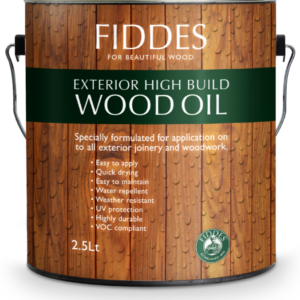 Fiddes Exterior High Build Wood Oil | Clear Satin