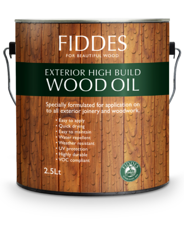 Fiddes Exterior High Build Wood Oil | Clear Satin