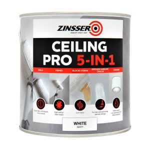 Zinsser Ceiling Pro 5-in-1 - White Matt 2.5L product image